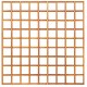 Trellis hardhout recht 180x180 cm